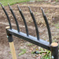 Cobrahead broadfork garden tool top tine view